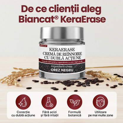 🌿👨‍⚕️Biancat® KeraErase Cremă cu Dublă Acțiune pentru Reînnoirea Pielii